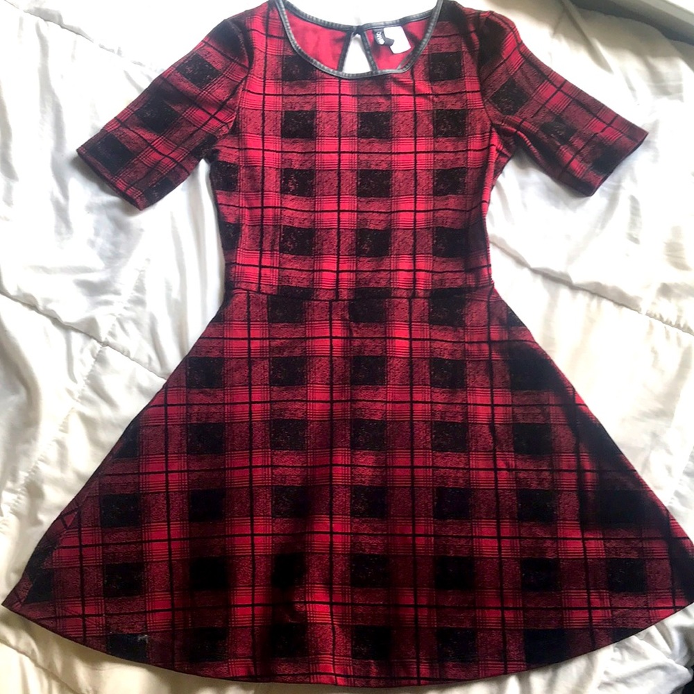 Divided H&M red and black Dress sz4